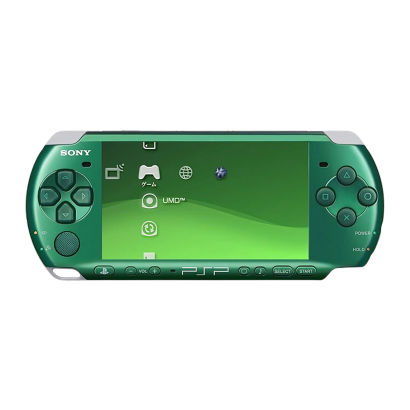Консоль Sony PlayStation Portable Slim PSP-3ххх Limited Edition Модифікована 32GB Spirited Green + 5 Вбудованих Ігор Б/У - Retromagaz