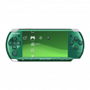 Консоль Sony PlayStation Portable Slim PSP-3ххх Limited Edition Модифицированная 32GB Spirited Green + 5 Встроенных Игр Б/У