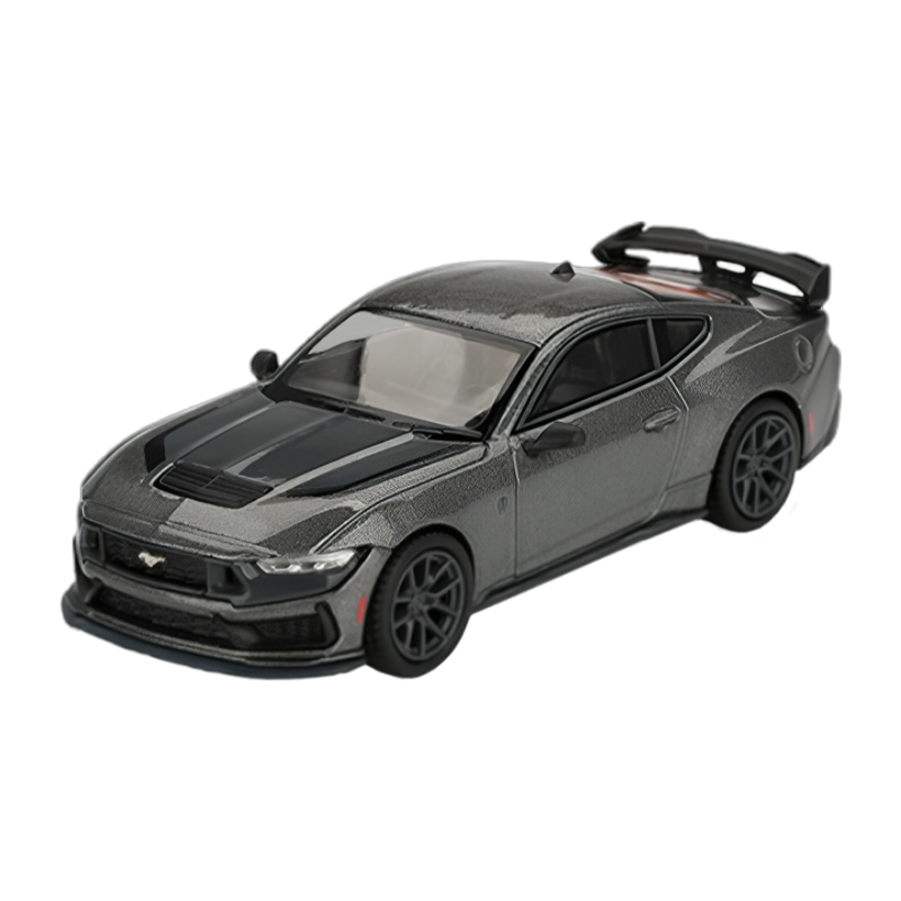 Машинка Premium MINI GT Ford Mustang Dark Horse 2024 1:64 MGT00957 Grey - Retromagaz