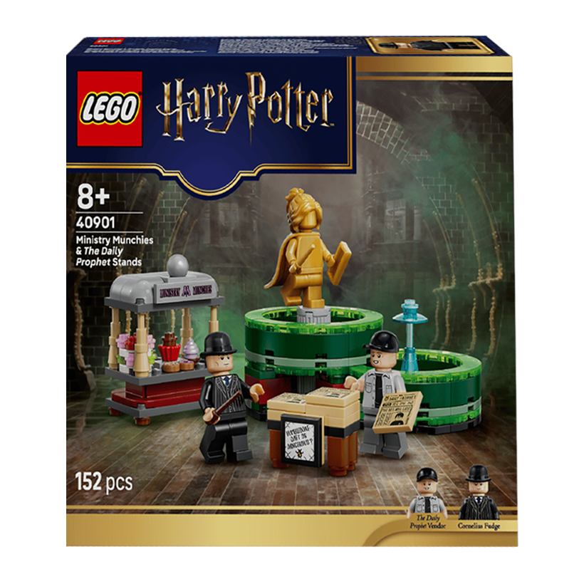 Конструктор Lego Ministry Munchies & The Daily Prophet Stands Harry Potter 40901 Новий - Retromagaz
