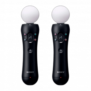 Набор Контроллер Беспроводной Sony PlayStation 4 Move Black Б/У 2шт Набор Контроллер Беспроводной Sony PlayStation 4 Move Black Б/У 2шт - Retromagaz