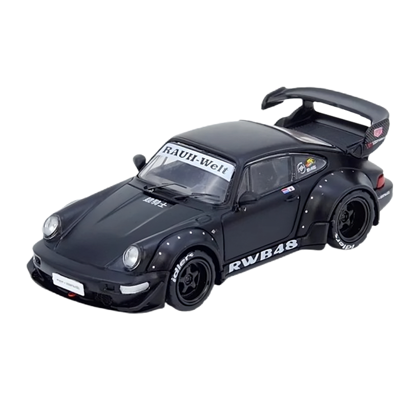 Машинка Premium INNO64 Porsche RWB 964 1:64 IN64-RWB964-BM Black - Retromagaz