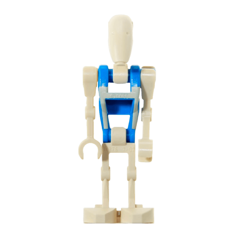 Фігурка Lego Дроїд Battle Pilot with Blue Torso with Tan Insignia and One Straight Arm Star Wars sw0360 1 Новий - Retromagaz