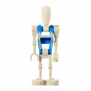 Фігурка Lego Star Wars Дроїд Battle Pilot with Blue Torso with Tan Insignia and One Straight Arm sw0360 1 Б/У - Retromagaz