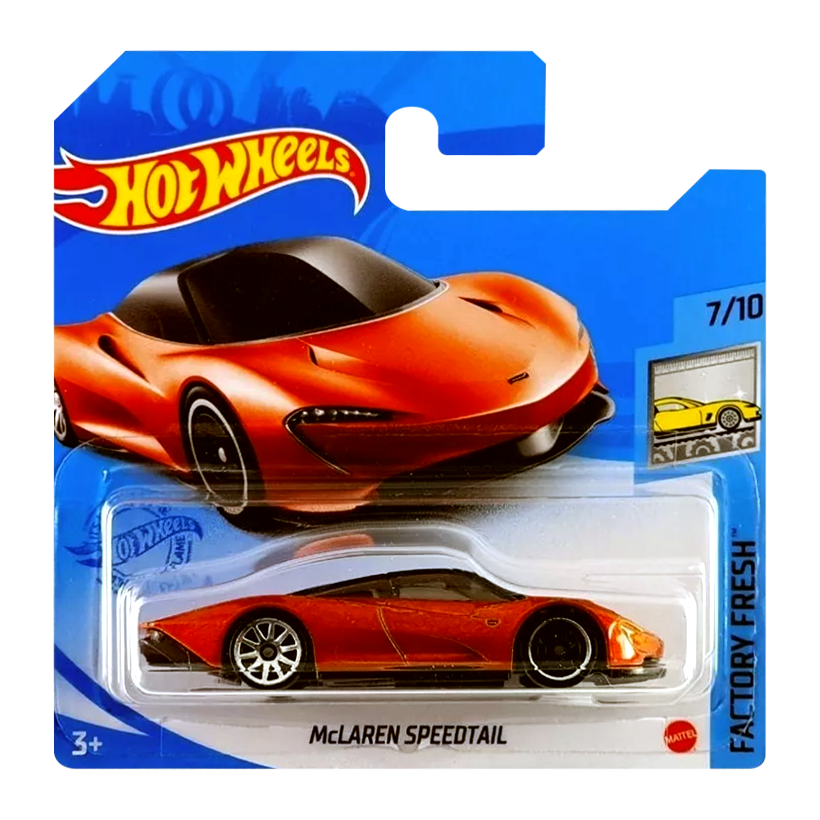 Машинка Базова Hot Wheels McLaren Speedtail Factory Fresh 1:64 GRY30 Orange - Retromagaz