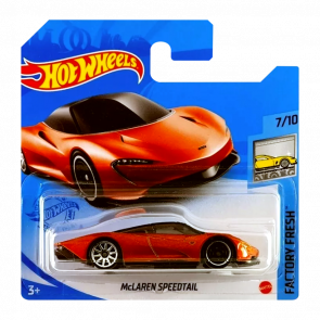 Машинка Базовая Hot Wheels McLaren Speedtail Factory Fresh 1:64 GRY30 Orange