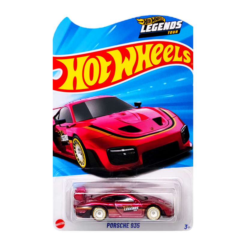 Машинка Базова Hot Wheels Porsche Porsche 935 Legends Tour 1:64 JCB37 Pink - Retromagaz