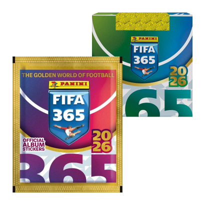 Набір Наліпки 50шт FIFA 365 2026 PANINI - Retromagaz
