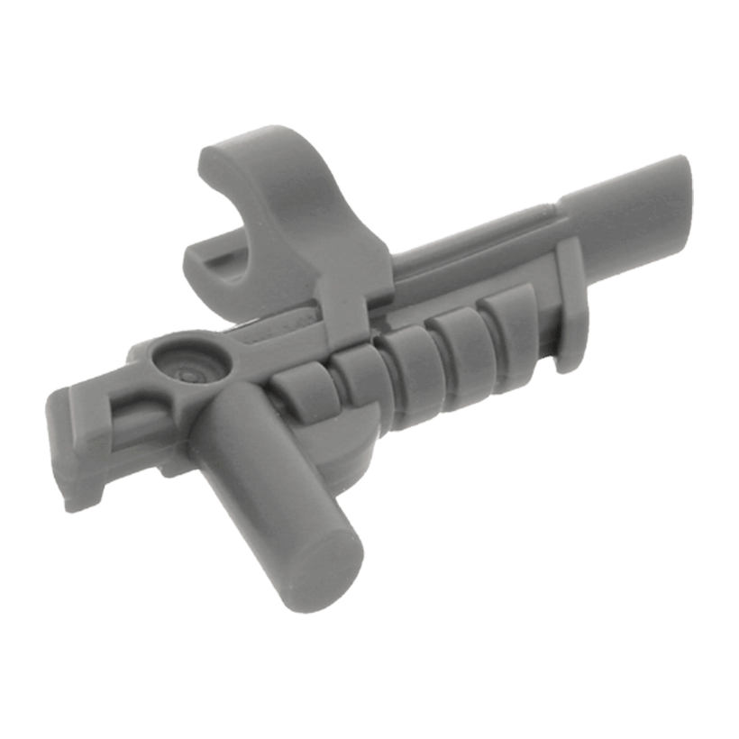 Зброя 2шт Lego Стрілецька Blaster with Clip 15445 33440 6055607 6191976 Dark Bluish Grey Б/У - Retromagaz