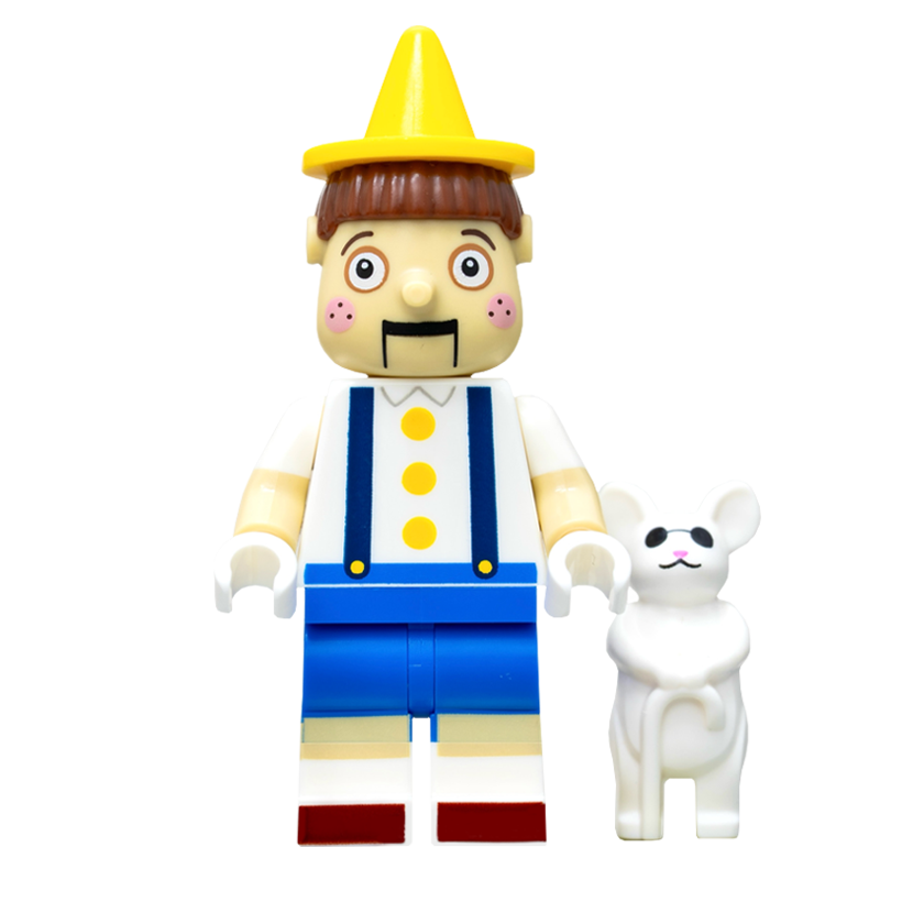 Фігурка Lego Shrek Pinocchio Cartoons colshr-8 colshr08 71053 Новий - Retromagaz