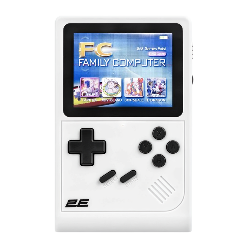 Консоль 2E 16bit GB Sega Mega Drive Nintendo NES SNES Game Boy Dendy 4800 Ігор 4GB Grey - Retromagaz