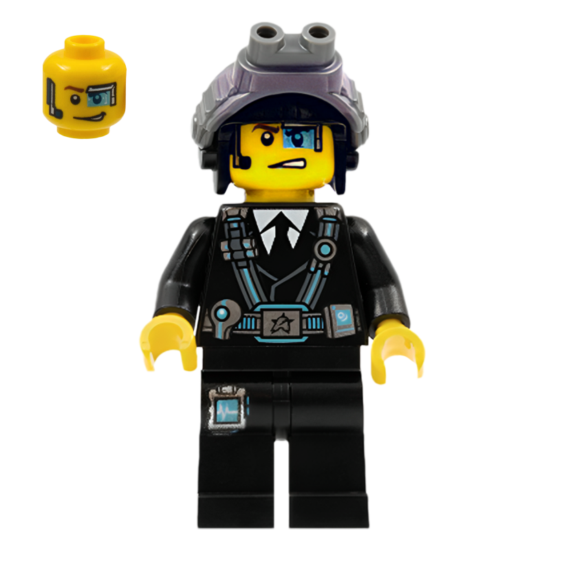 Фігурка Lego Ultra Agents Curtis Bolt with Goggles Adventure uagt015 Б/У - Retromagaz
