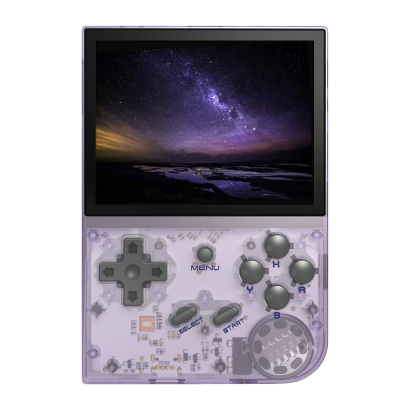 Консоль Anbernic RG35xx + 5000 Вбудованих Ігор 64GB Trans-Purple - Retromagaz