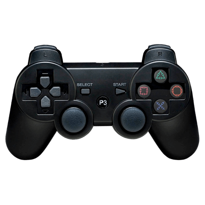 Геймпад Беспроводной RMC PlayStation 3 Black Новый - Retromagaz
