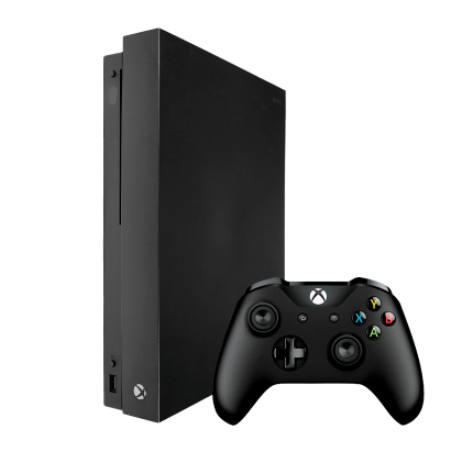 Консоль Microsoft Xbox One X 1TB Black Неробочий Привід Б/У Хороший - Retromagaz