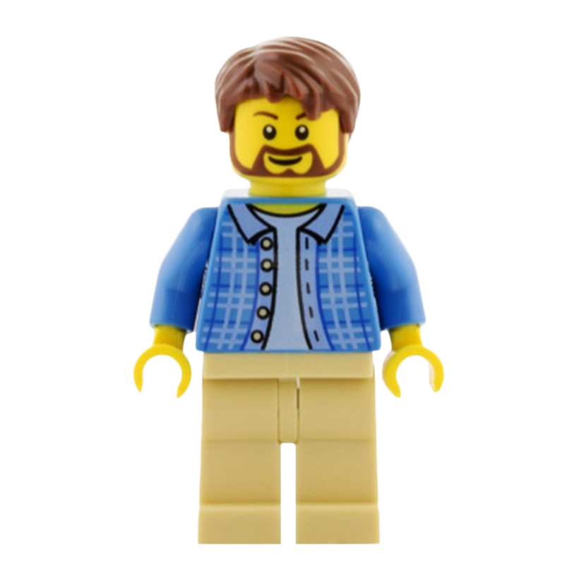 Фигурка Lego People 973pb2148 Dad City twn235 1 Б/У - Retromagaz
