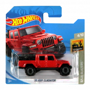 Машинка Базовая Hot Wheels '20 Jeep Gladiator Baja Blazers 1:64 GHB41 Red