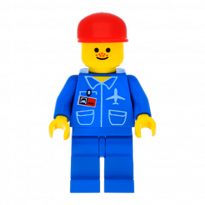 Фігурка Lego 973pb0098 Blue 3 Button Jacket Freckles City Airport air026 Б/У - Retromagaz