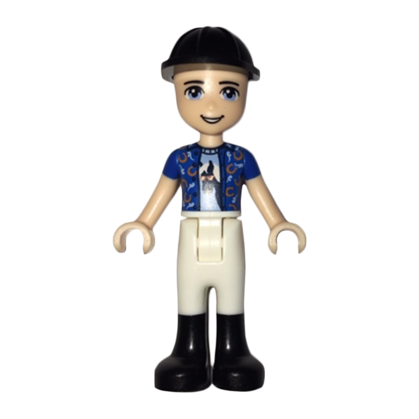Фигурка Lego Boy Zack Blue Shirt over Medium Blue T-Shirt Friends frnd286 1 Б/У - Retromagaz