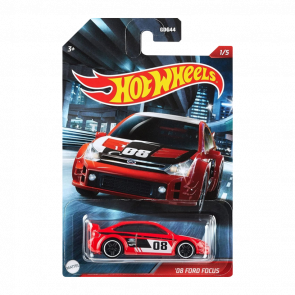 Тематична Машинка Hot Wheels '08 Ford Focus Cult Racers 1:64 GRP18 Red