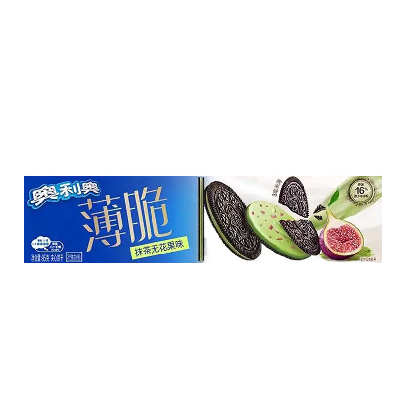 Печенье Oreo Crispy Азиатское с Матчей и Инжиром Matcha Fig 95g - Retromagaz