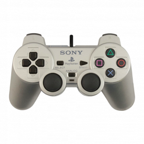 Геймпад Проводной Sony PlayStation 2 SCPH-10010 DualShock 2 Silver 2.5m Б/У - Retromagaz
