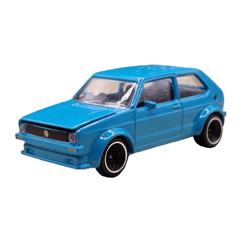 Машинка Premium Majorette Volkswagen Golf MK 1 Vintage 1:58 264F-2 Blue - Retromagaz