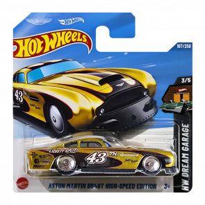 Машинка Базовая Hot Wheels Aston Martin DB4GT High-Speed Edition Zamac Super Treasure Hunt STH Dream Garage 1:64 JBC39 Gold Машинка Базовая Hot Wheels Aston Martin DB4GT High-Speed Edition Zamac Super Treasure Hunt STH Dream Garage 1:64 JBC39 Gold - Retromagaz