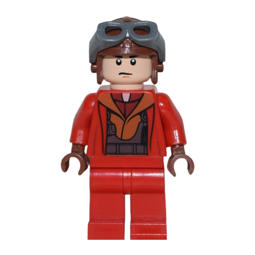 Фигурка Lego Повстанец Naboo Fighter Pilot Red Jumpsuit Star Wars sw0340 Б/У - Retromagaz