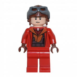 Фигурка Lego Повстанец Naboo Fighter Pilot Red Jumpsuit Star Wars sw0340 Б/У - Retromagaz