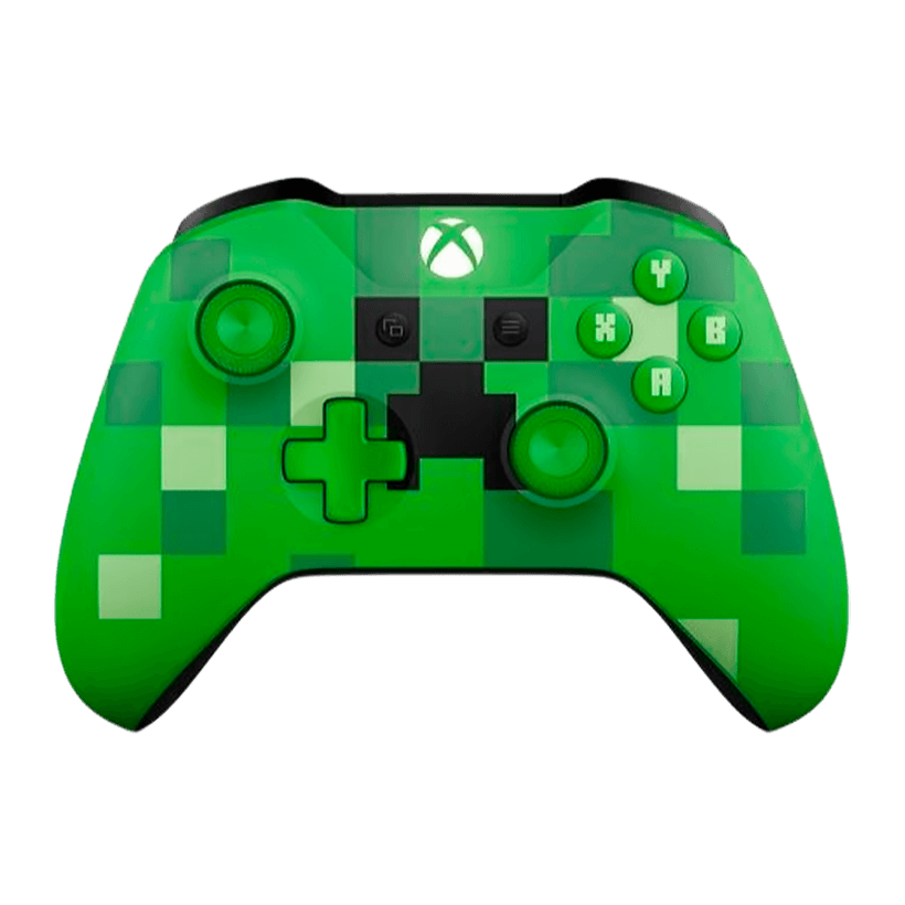 Геймпад Беспроводной Microsoft Xbox One Minecraft Limited Edition Version 2 Green Новый - Retromagaz