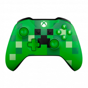Геймпад Бездротовий Microsoft Xbox One Minecraft Limited Edition Version 2 Green Новий - Retromagaz