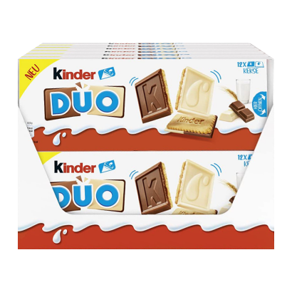 Набор Печенье 12шт Kinder DUO 12 Biscuits 150g - Retromagaz