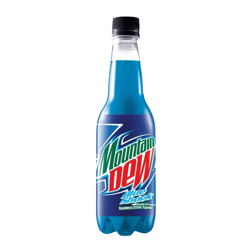 Напиток Mountain Dew Blue Shock Малина Цитрус 400ml - Retromagaz