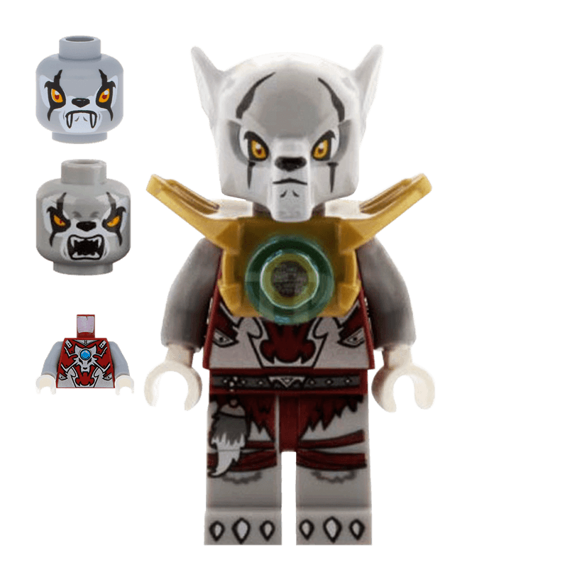 Фігурка Lego Wolf Tribe Worriz Legends of Chima loc052 Б/У - Retromagaz