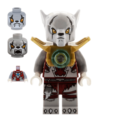 Фігурка Lego Worriz Legends of Chima Wolf Tribe loc052 Б/У - Retromagaz