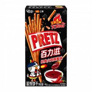 Соломка Samyang Buldak & Glico Pretz зі Смаком Гострої Курки 41g - Retromagaz
