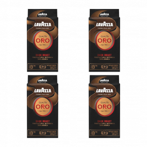 Набір Кава Мелена 4шт Lavazza Oro Dark Roast 250g - Retromagaz