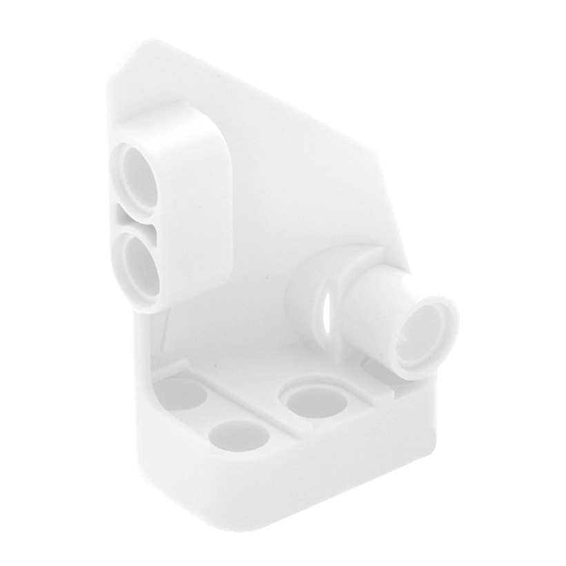 Technic 4шт Lego Панель Скошенная #1 Small Smooth Short Side A 87080 4558878 White Б/У - Retromagaz