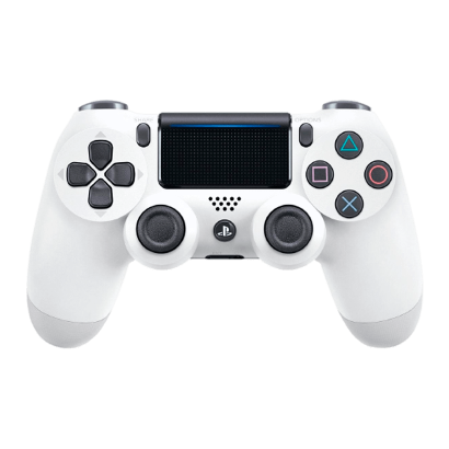 Геймпад Бездротовий Sony PlayStation 4 DualShock 4 Version 2 White Б/У Нормальний - Retromagaz