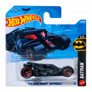 Машинка Базовая Hot Wheels DC Batman The Dark Knight Batmobile Batman 1:64 JJL13 Black - Retromagaz