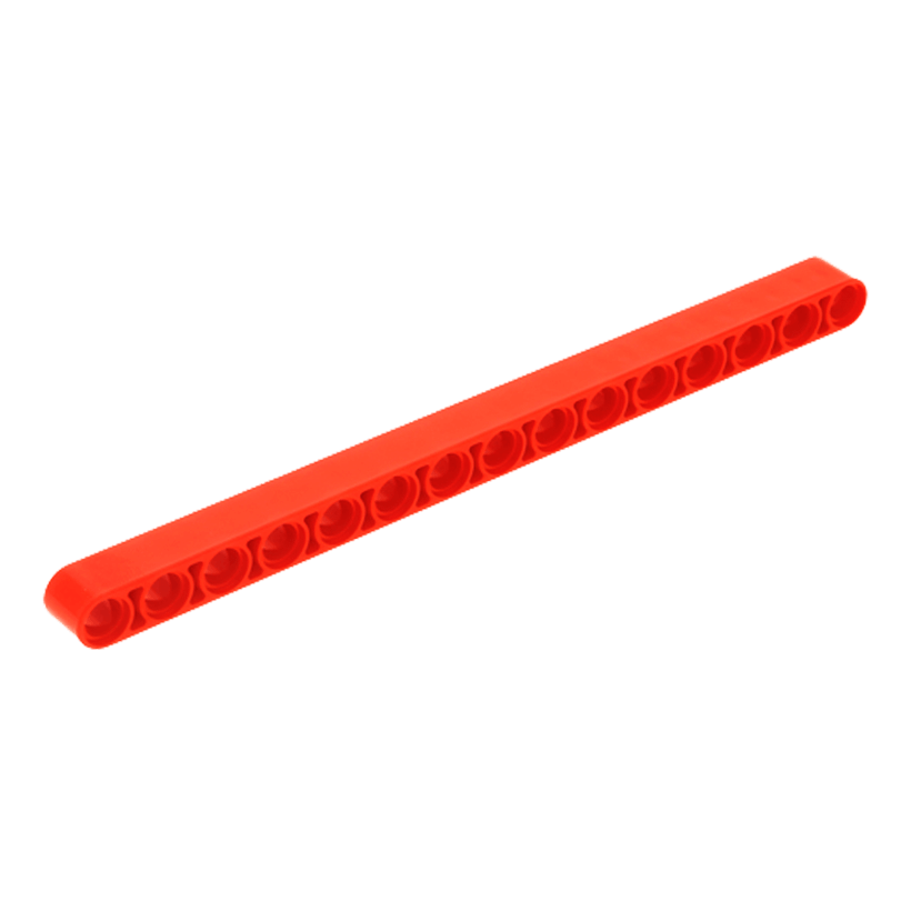 Technic 10шт Lego Балка Товста Пряма 1 x 15 32278 50688 64871 4163147 4542575 Red Б/У - Retromagaz