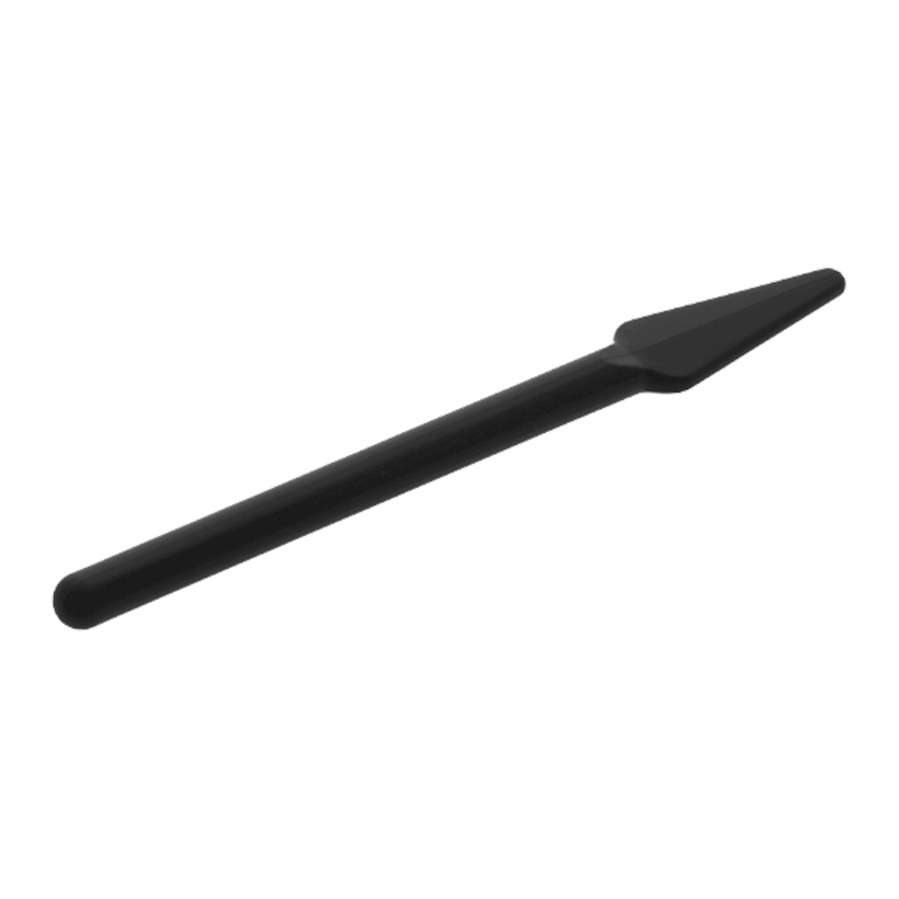 Зброя 4шт Lego Спис Pike Round End 4497 449726 Black Б/У - Retromagaz