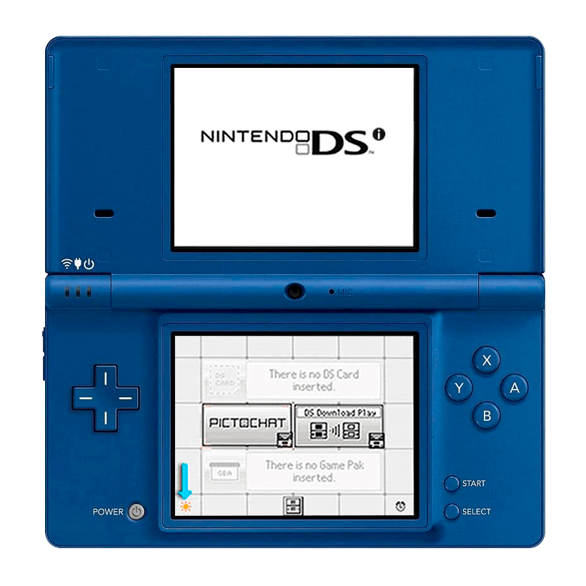 Консоль Nintendo DS i Модифікована 1GB Matte Blue + 10 Вбудованих Ігор Б/У - Retromagaz