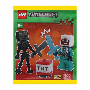 Конструктор Lego Фігурка Wither Skeleton and Ender Explorer with TNT Minecraft 662506 Новий - Retromagaz