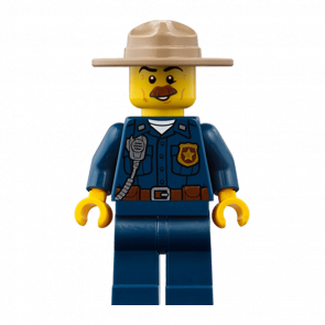 Lego Фигурка City Полицейский 19 cty0870 1 Ориг Б/У О
