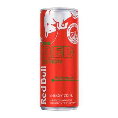Напиток Энергетический Red Bull Red Edition Watermelon 250ml - Retromagaz