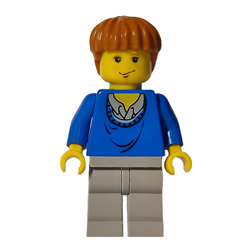 Фигурка Lego Harry Potter Ron Weasley Blue Sweater Films hp006 Б/У - Retromagaz