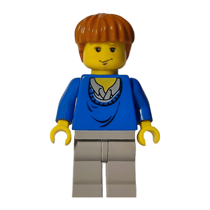 Фігурка Lego Harry Potter Ron Weasley Blue Sweater Films hp006 Б/У - Retromagaz