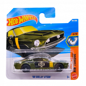 Машинка Базова Hot Wheels '68 Shelby GT500 HW Torque 1:64 JJK24 Green - Retromagaz